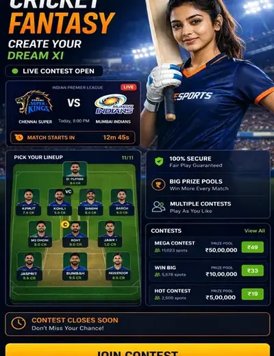 RUMMY777 (rummy 777 win) fantasy cricket & matchday visual 3